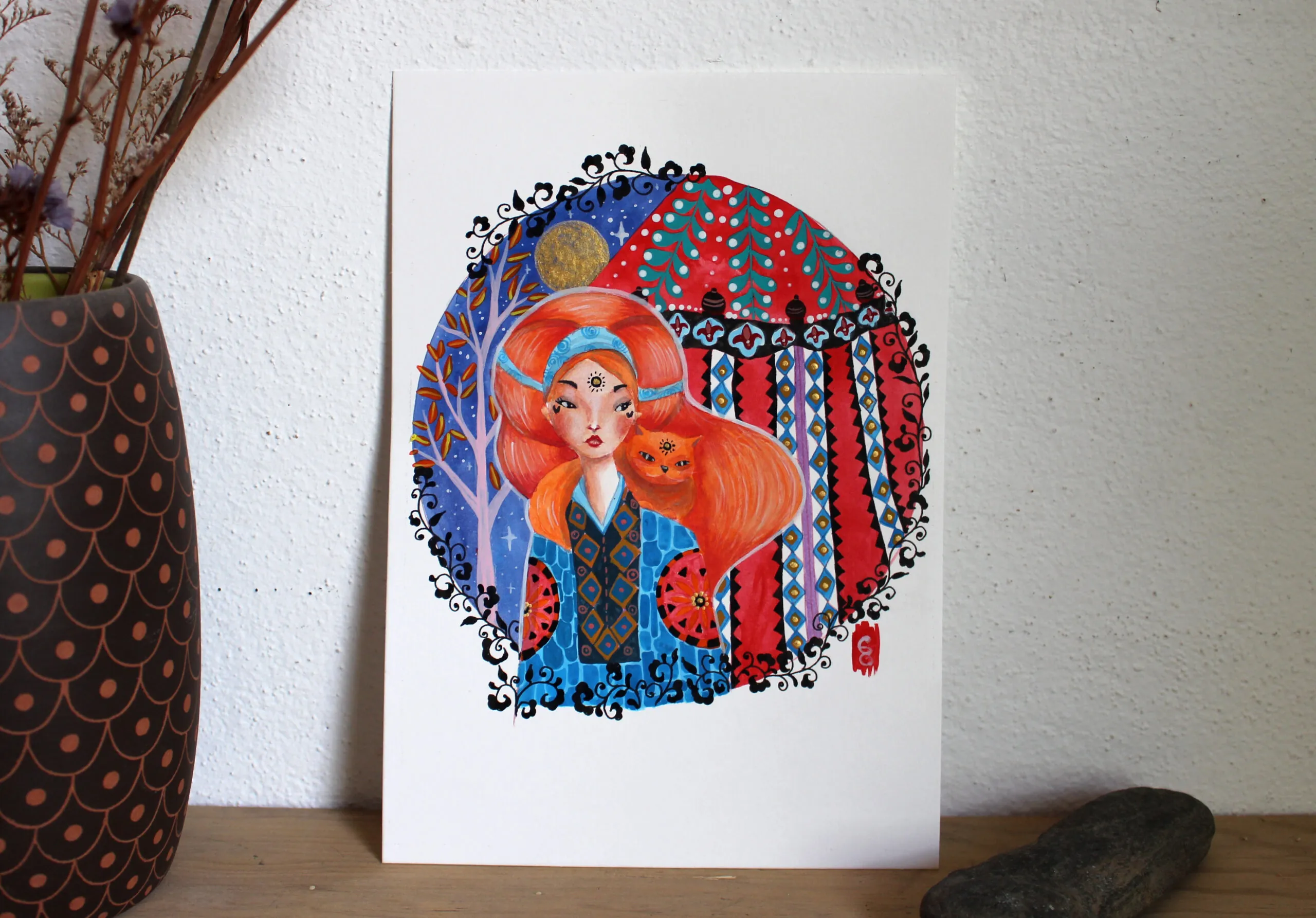 Compagnon, peinture entre mélancolie et magie du voyage