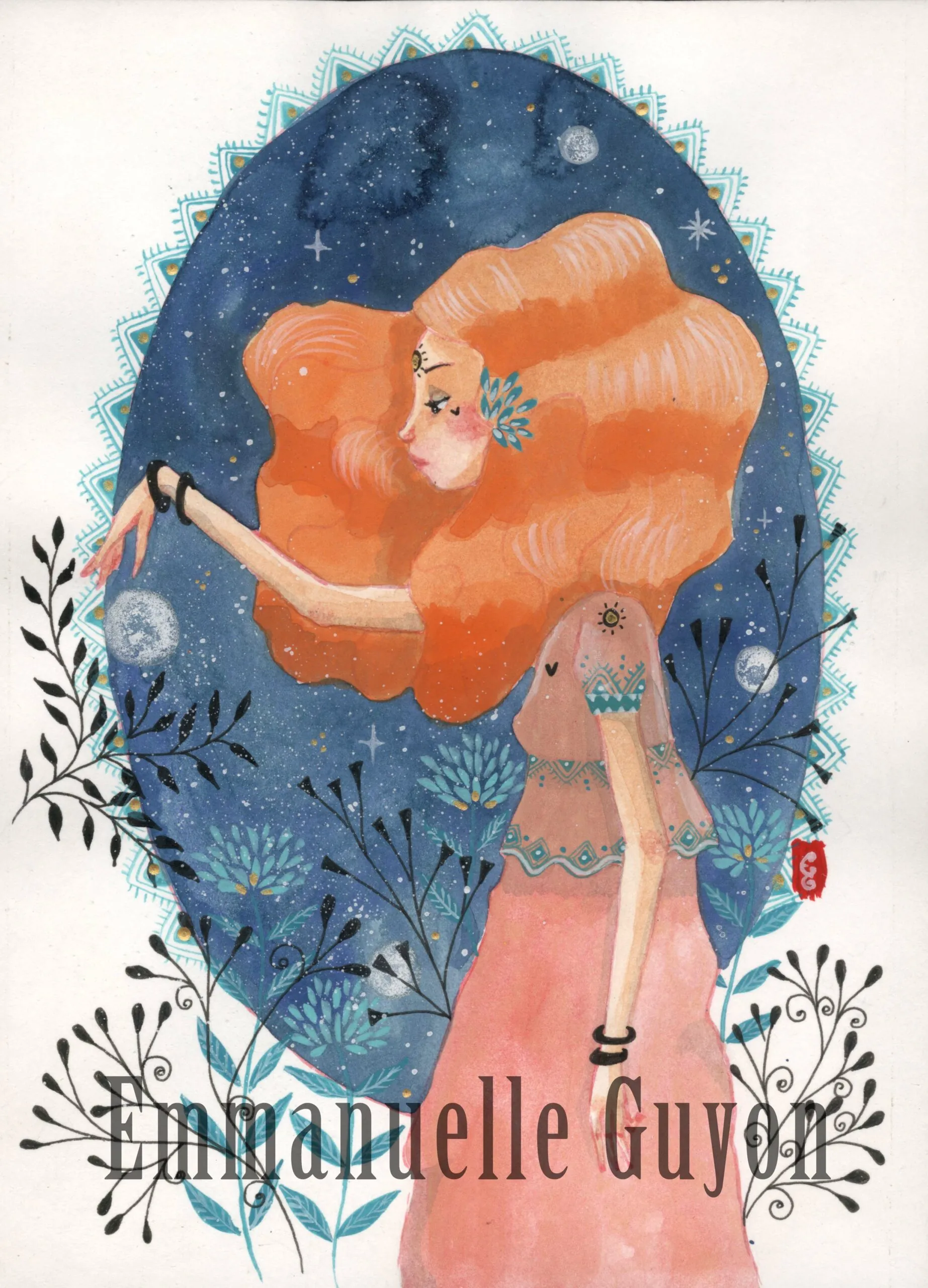 Intention, peinture d’une fenêtre sur les vœux nocturnes