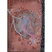 Oiseau penseur, tableau d’un instant de calme au crépuscule