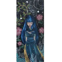 Ta saison est unique, peinture d’une gardienne des rythmes de la nature