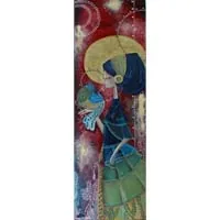 Tu es libre, peinture femme liberant un oiseau